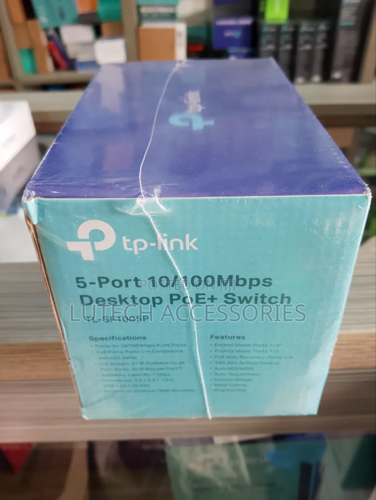 5-Port 10/100mbos Desktop Poe+ Switch (Tl-Sf1005p)