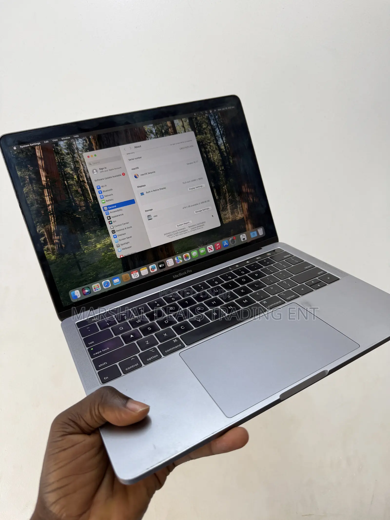Laptop Apple MacBook Pro 2019 16GB Intel Core i5 SSD 512GB