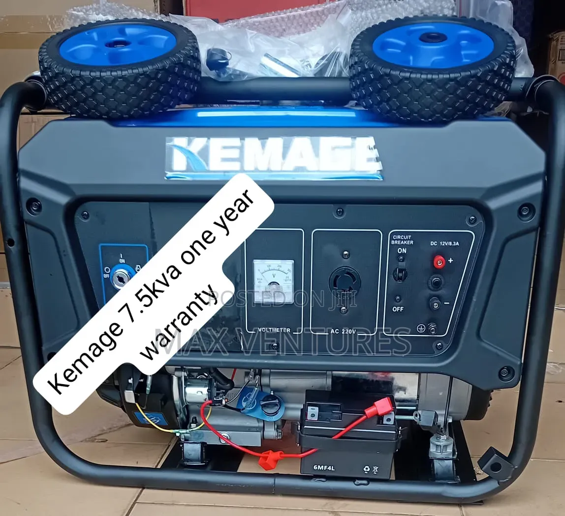 Kemage 7.5kva Generator – Low Fuel Consumption7.5kva