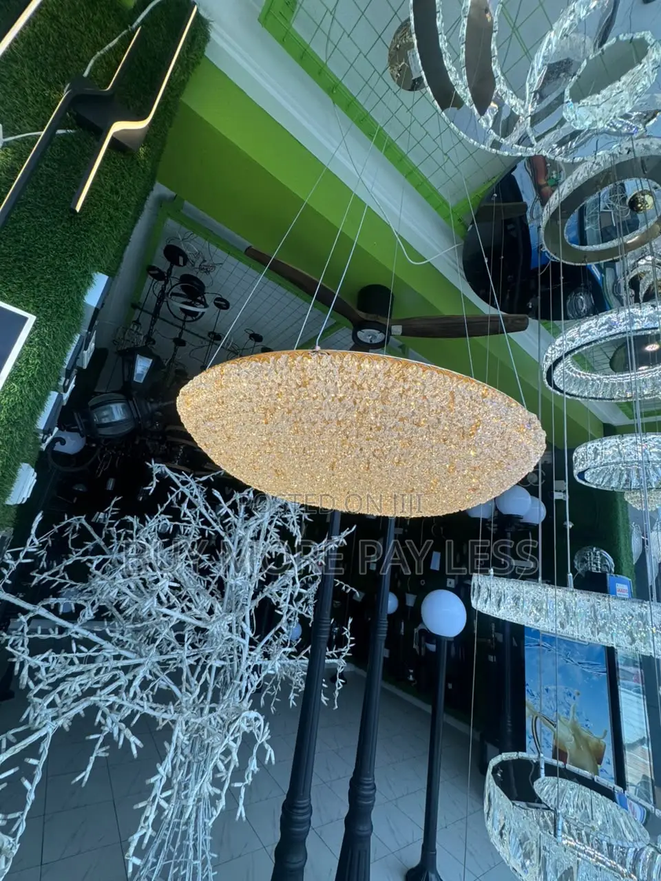 Modern Luxury Crystal Dome Pendant Led Chandelier,