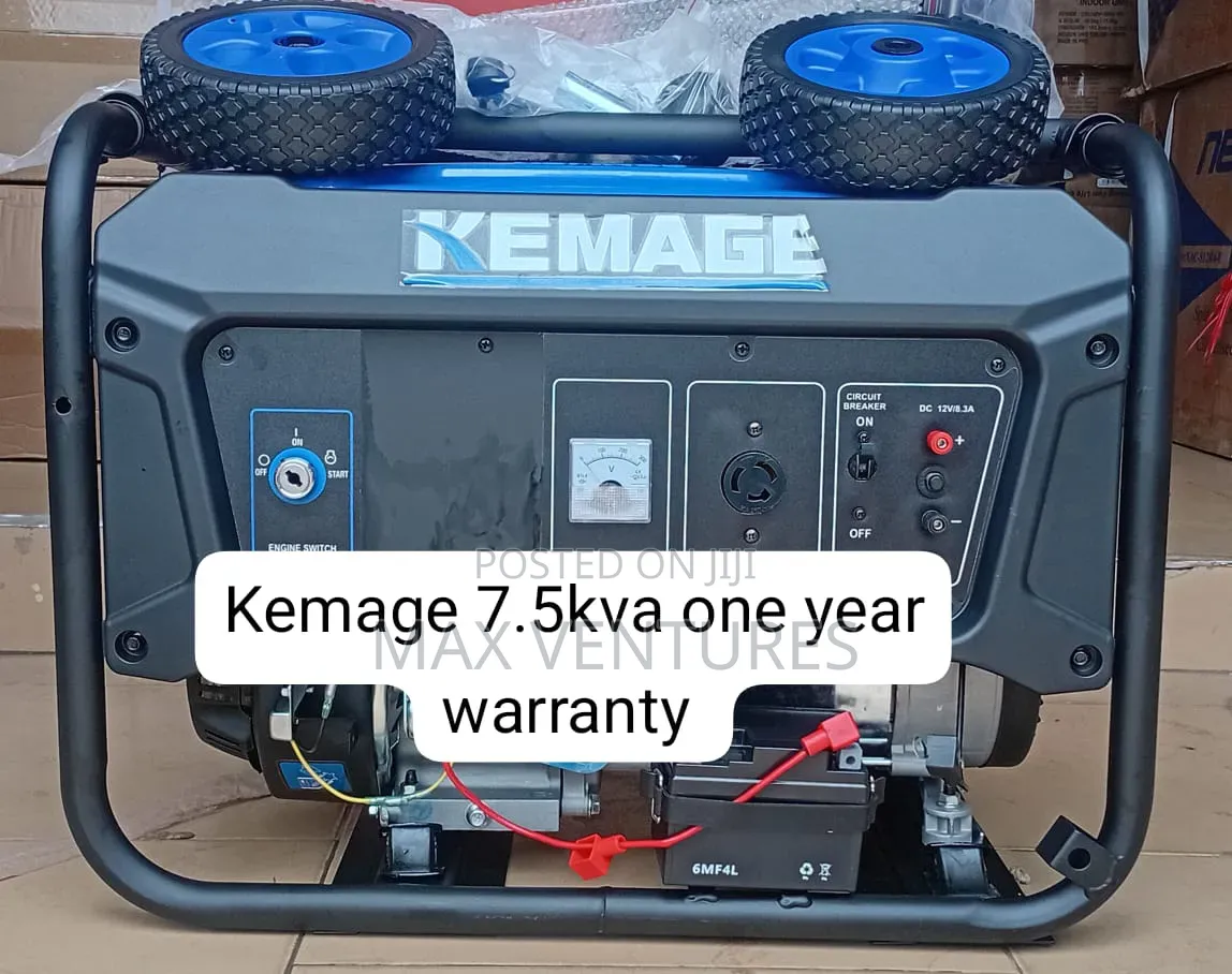 Kemage 7.5kva Generator – Stable Power Anytime7.5kva
