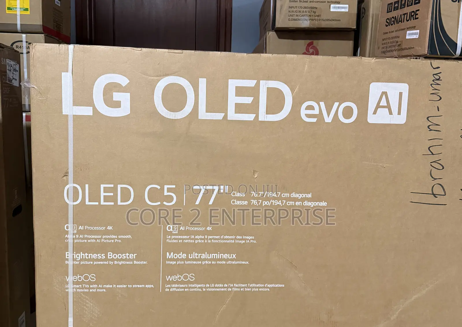 Lg Oled C5 77” Evo Ai Smart Tv – Brand New