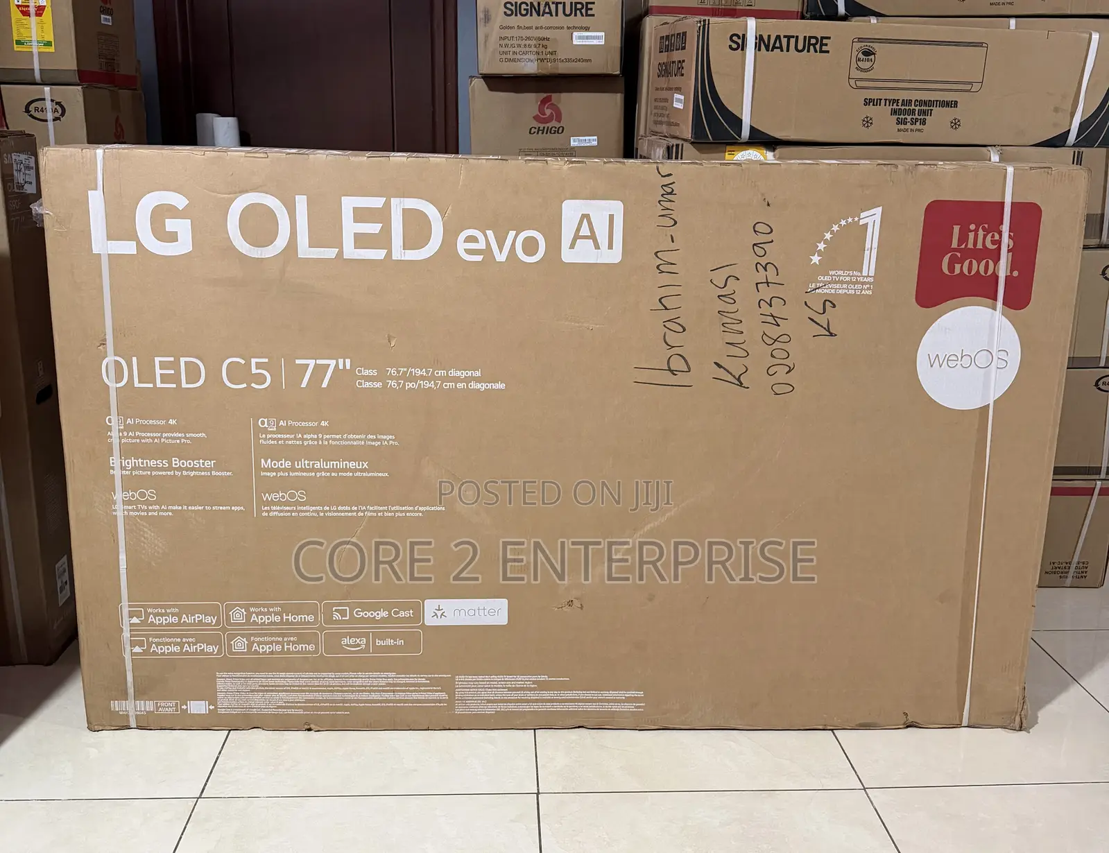 Lg Oled C5 77” Evo Ai Smart Tv – Brand New