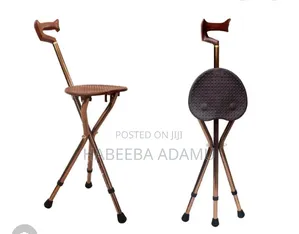 Foldable Walking Stick With Seat