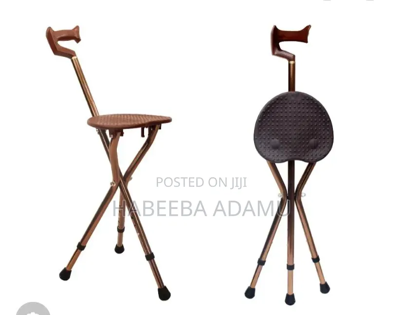 Foldable Walking Stick With Seat