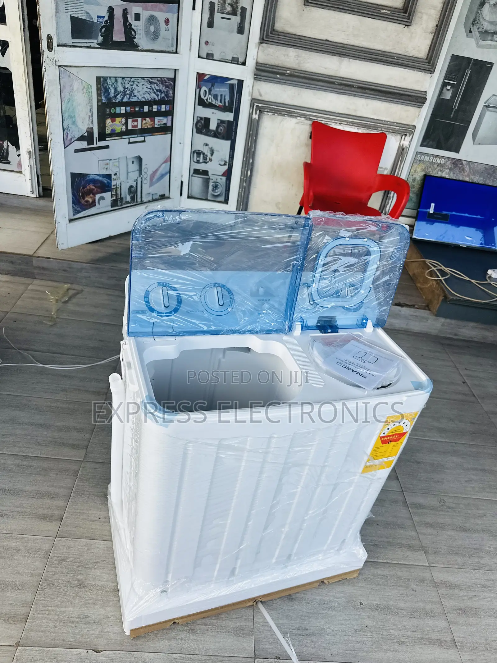 Zealous Sleek Washing Machine 7kg Topload Twintub Nasco.