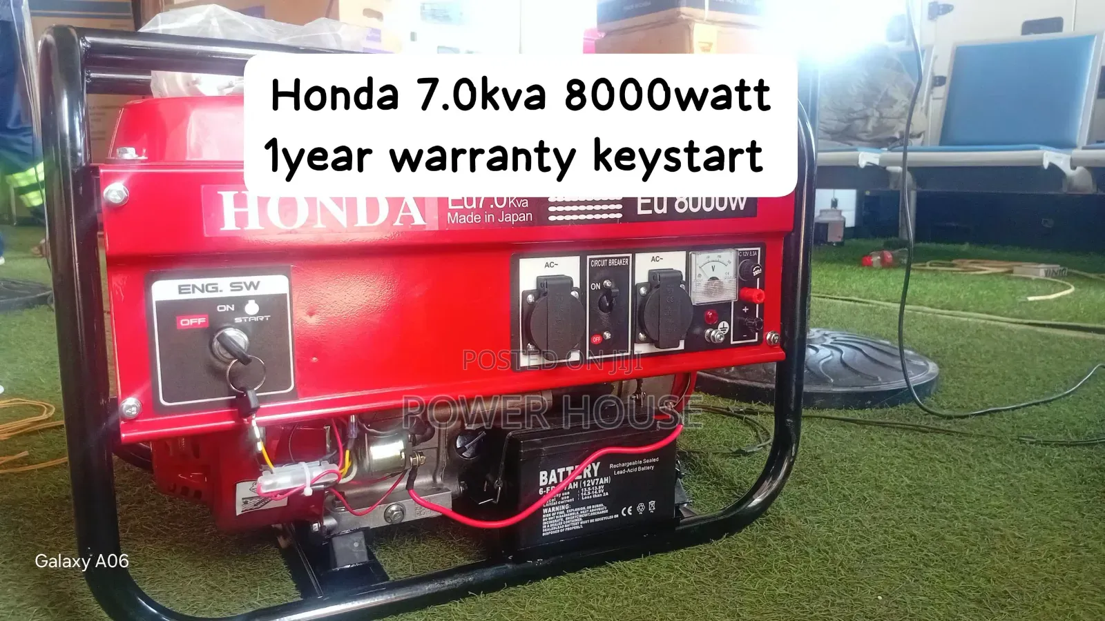Original Honda 7.0kva 8000-Watt Generator – Ideal for Homes