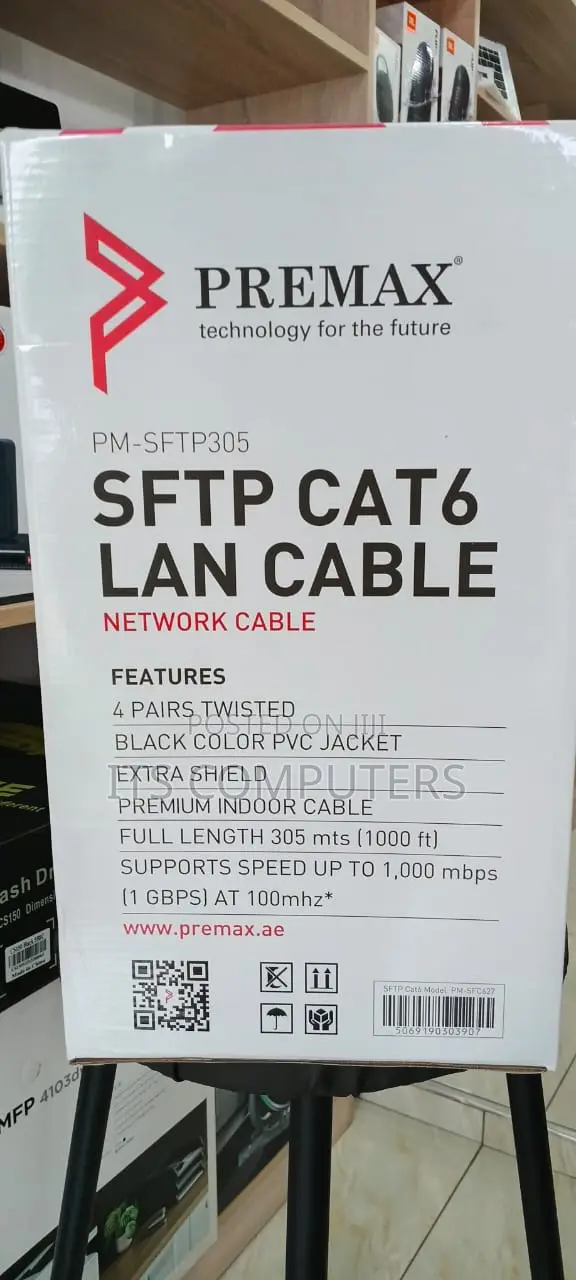 Premax Cat6 SFTP 305m Cable