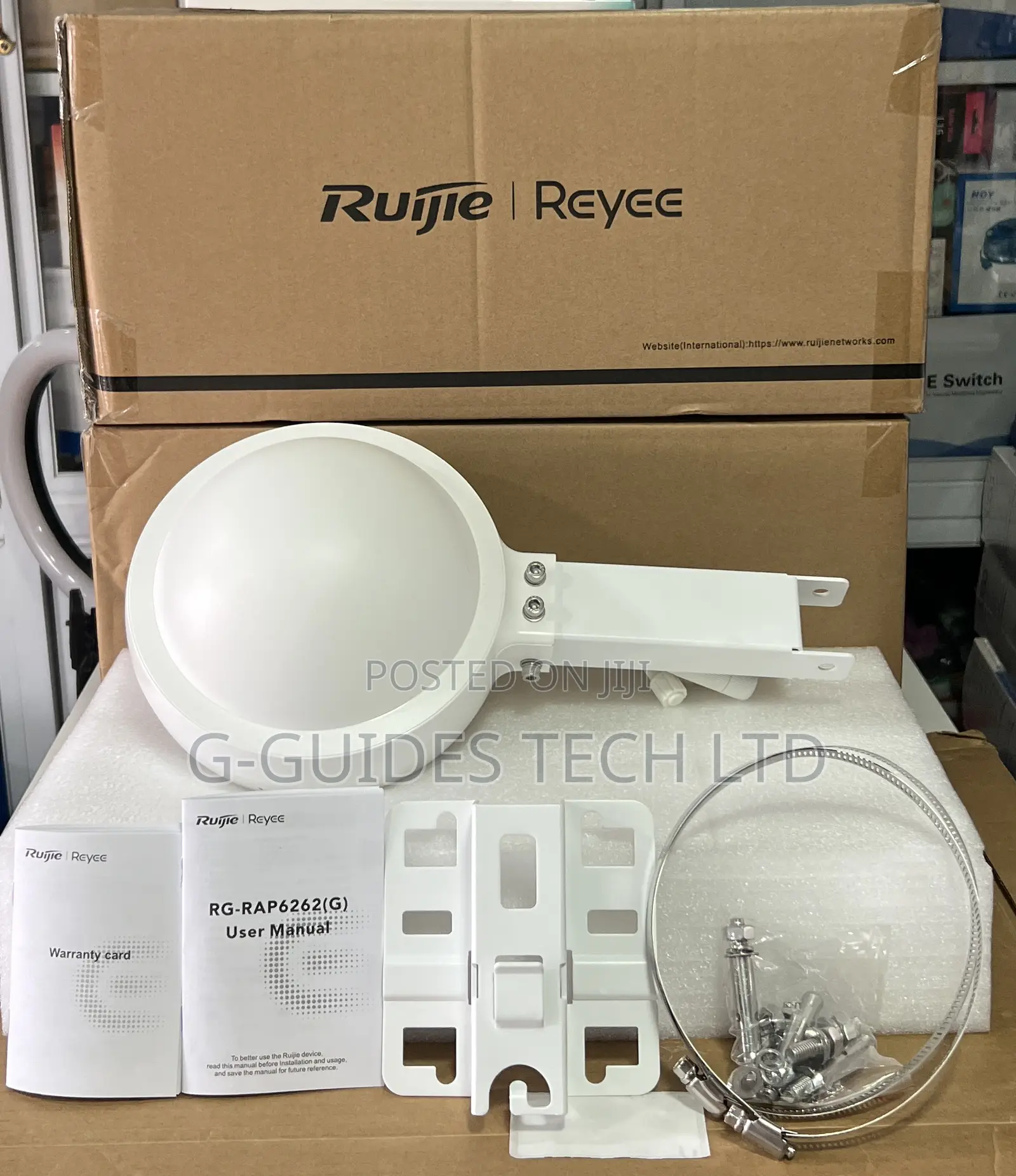 Ruijie Reyee Rg-Rap6262(G) Ax1800 Outdoor Wi-Fi 6 Access Point.
