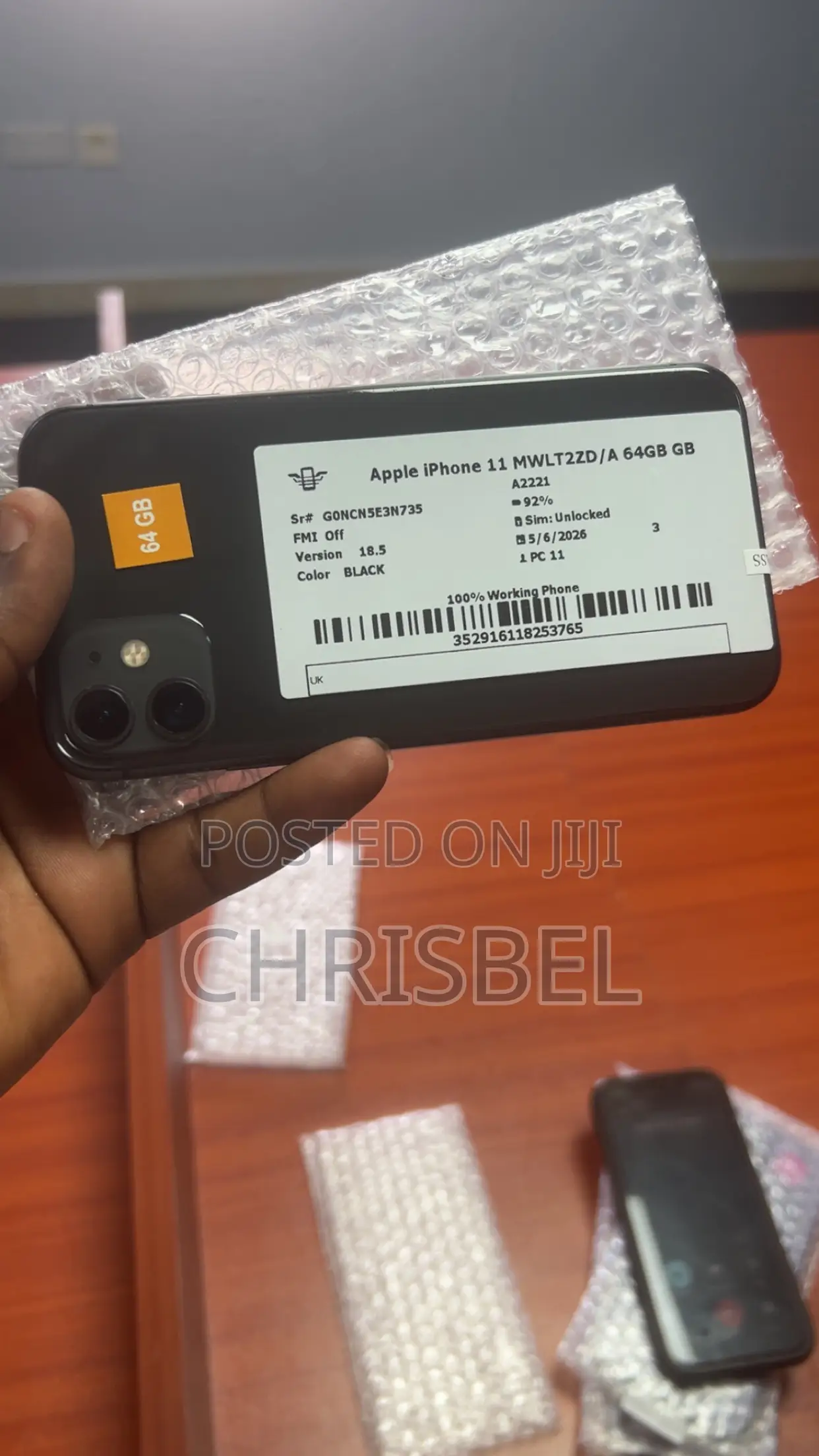Apple iPhone 11 64 GB Black
