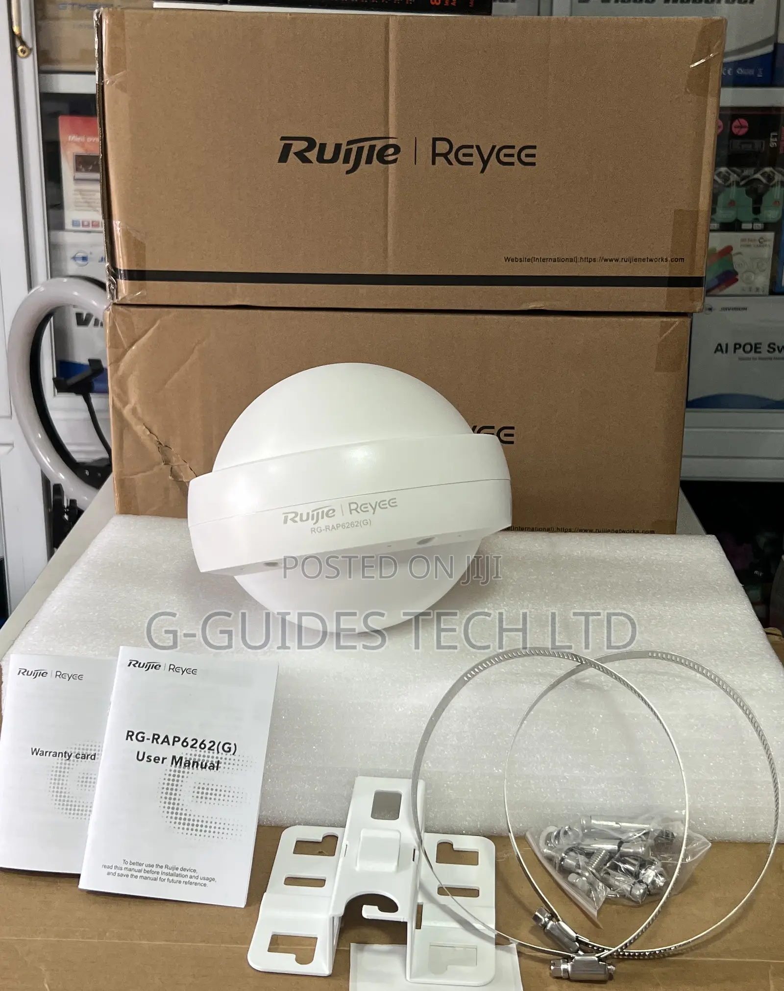 Ruijie Reyee Rg-Rap6262(G) Ax1800 Outdoor Wi-Fi 6 Access Point.