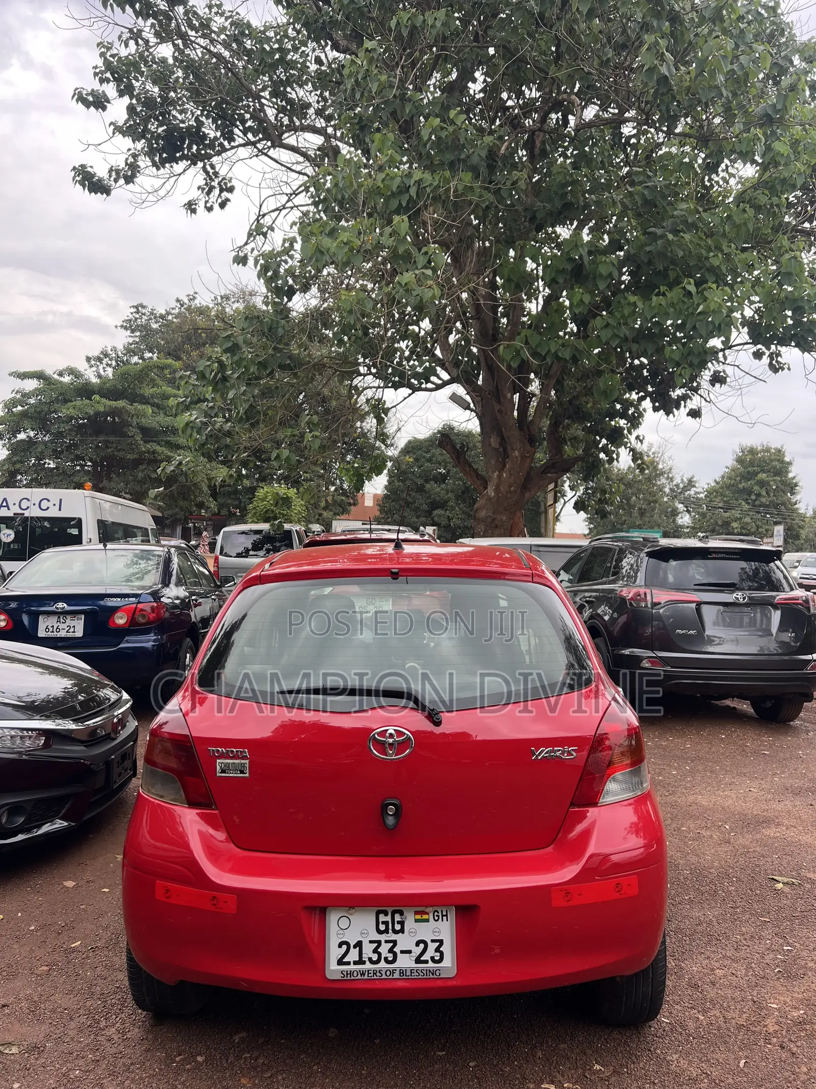 Toyota Yaris 2010 Red