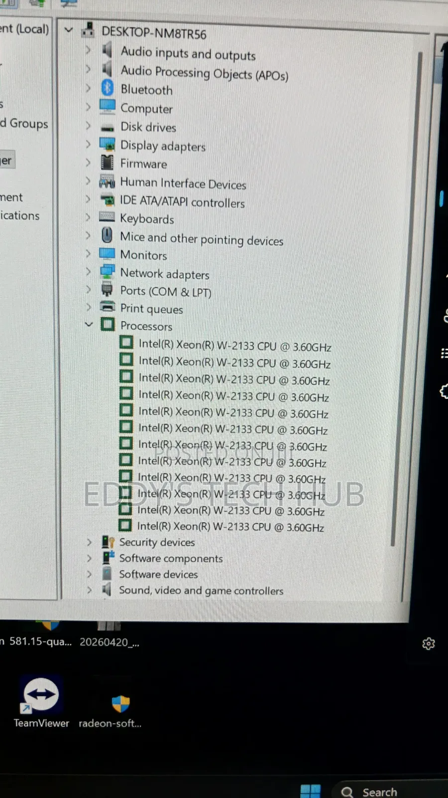 Desktop Computer Lenovo ThinkStation P520 16GB Intel Xeon SSD 256GB