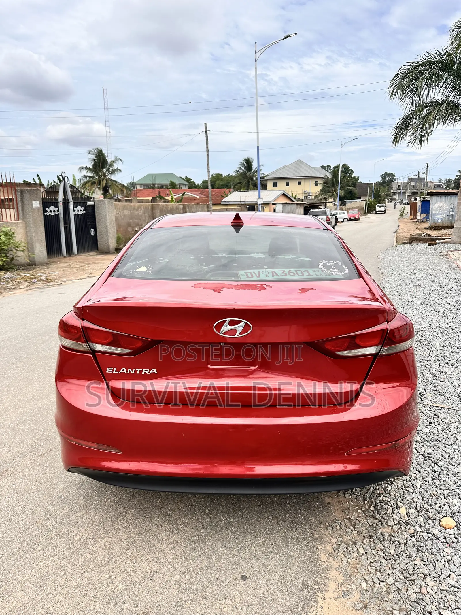 Hyundai Elantra 2017 Red