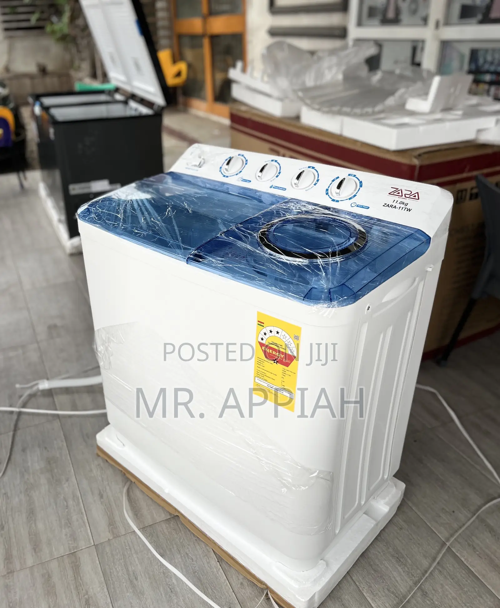 Purchase Zara 11kg Spin Dry Washing Machine(Spin Dry)Transparant Lid