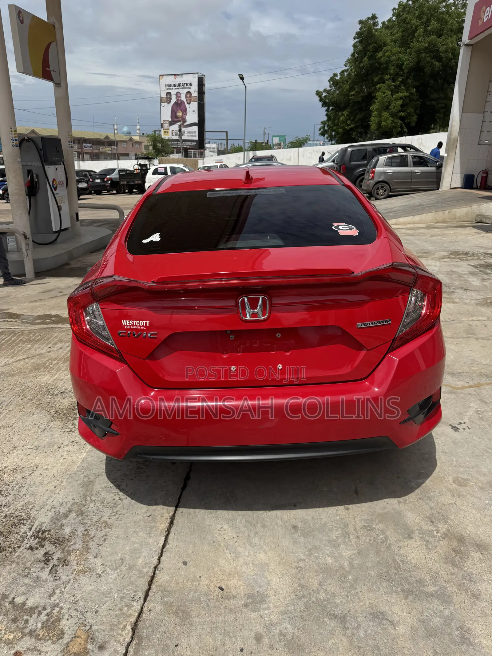 Honda Civic Touring 4dr Sedan (1.5L 4cyl) 2016 Red