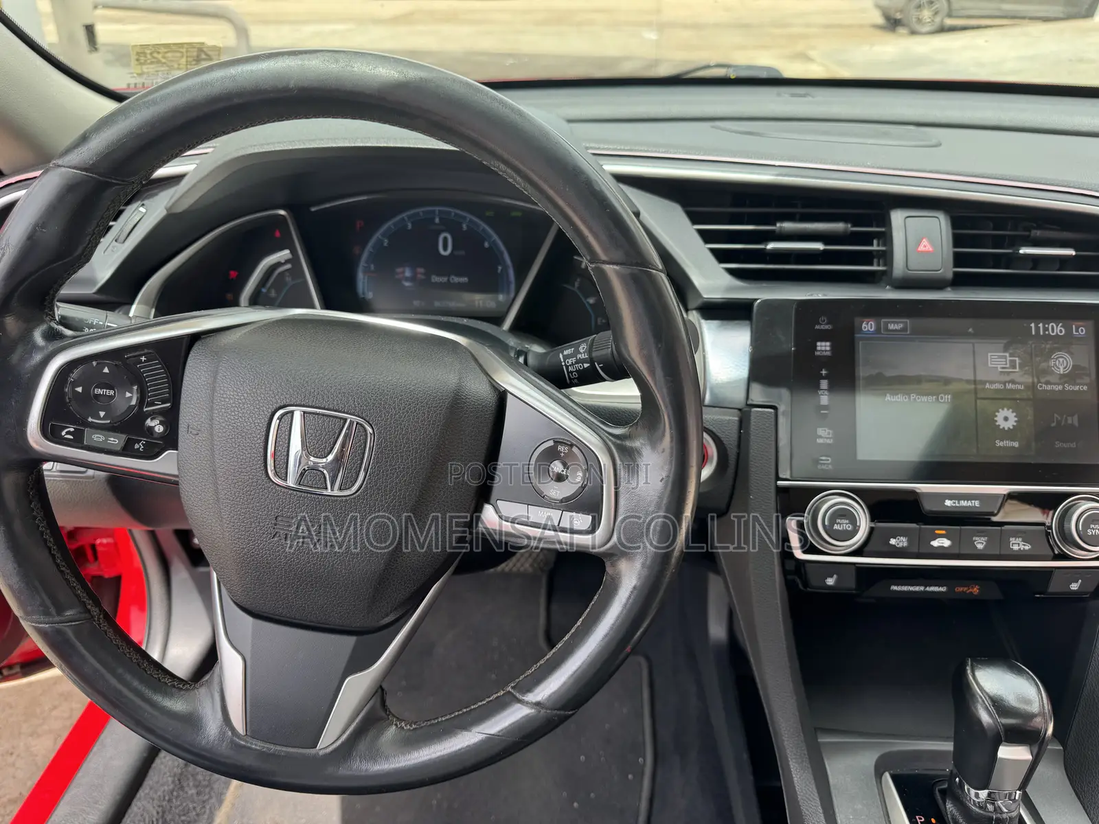 Honda Civic Touring 4dr Sedan (1.5L 4cyl) 2016 Red