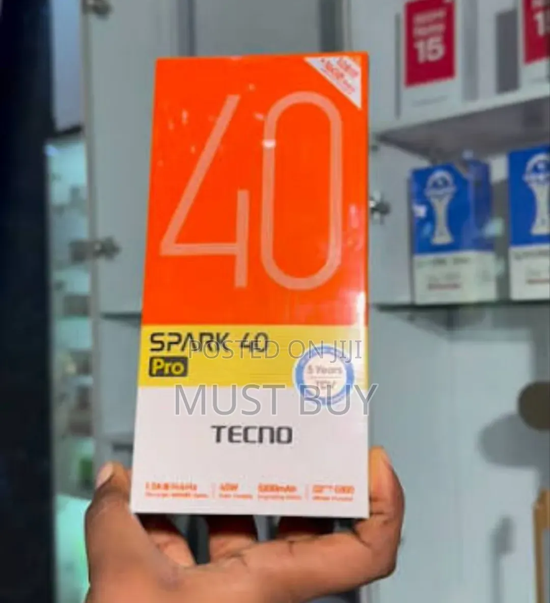 New Tecno Spark 40 Pro 256 GB Black