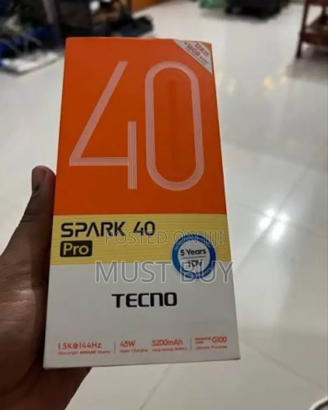 New Tecno Spark 40 Pro 256 GB Black
