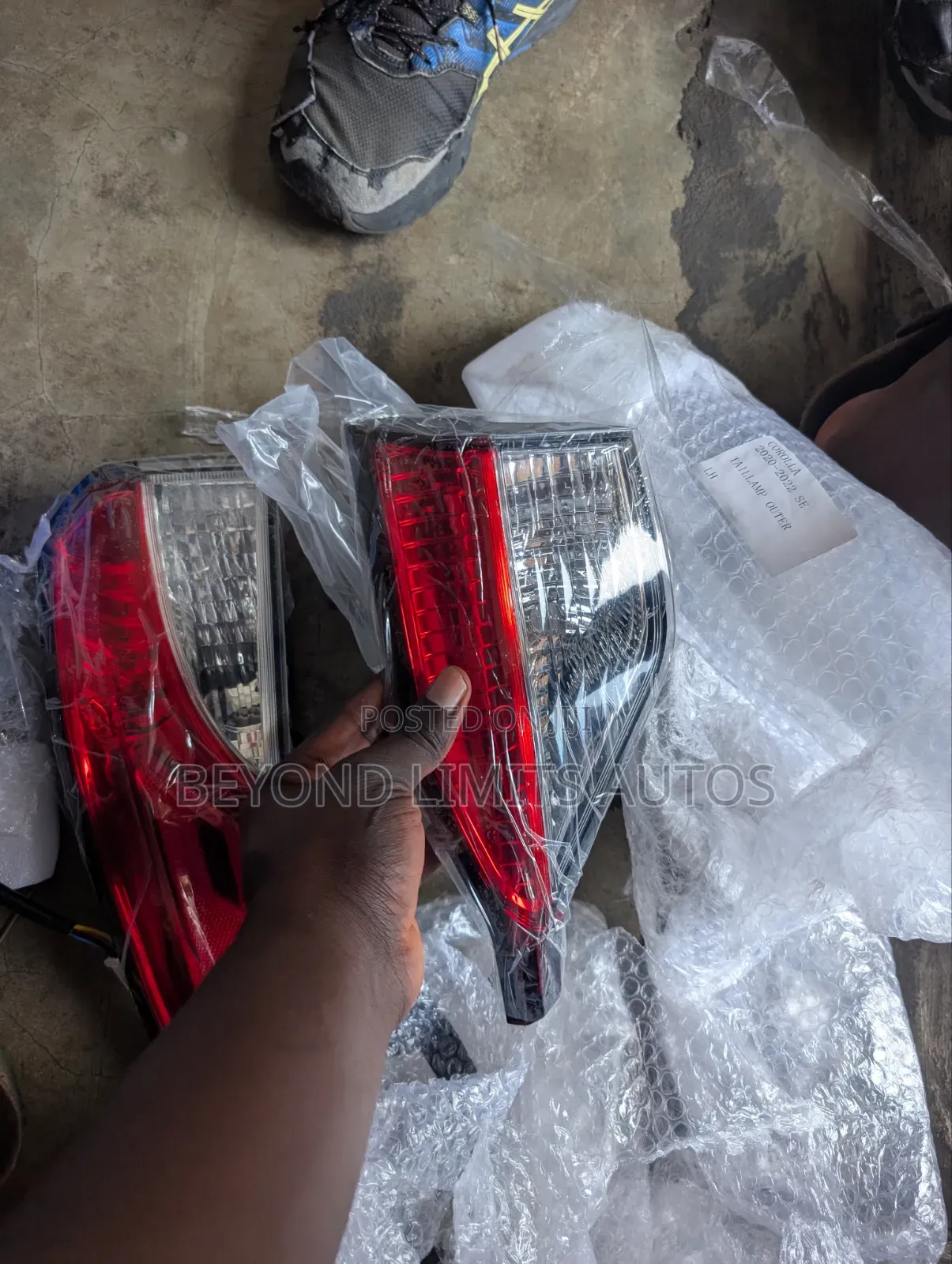 Toyota Corolla S 2020,2021,2022,2023 Tail Light and Boot Light