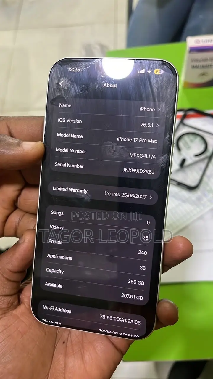 New Apple iPhone 17 Pro Max 256 GB Silver