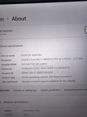 Laptop Lenovo ThinkPad P50 16GB Intel Core i7 SSD 512GB