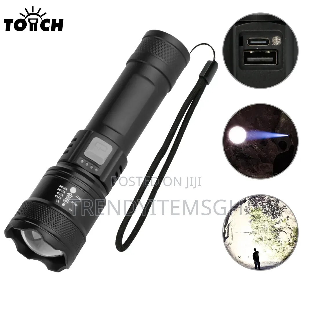 Portable Rechargeable Flashlight