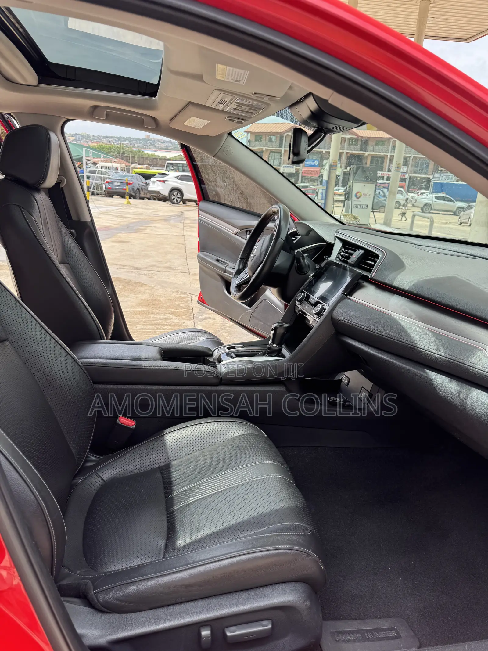 Honda Civic Touring 4dr Sedan (1.5L 4cyl) 2016 Red