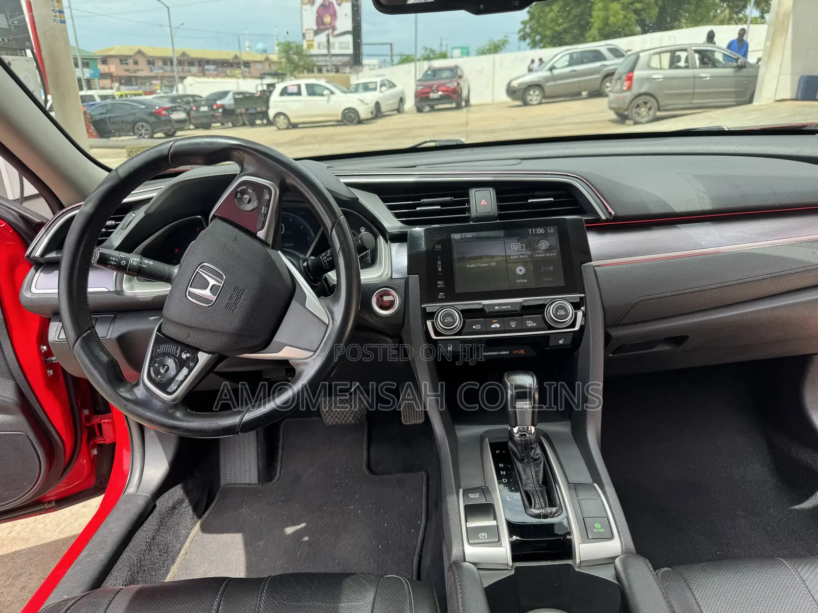 Honda Civic Touring 4dr Sedan (1.5L 4cyl) 2016 Red