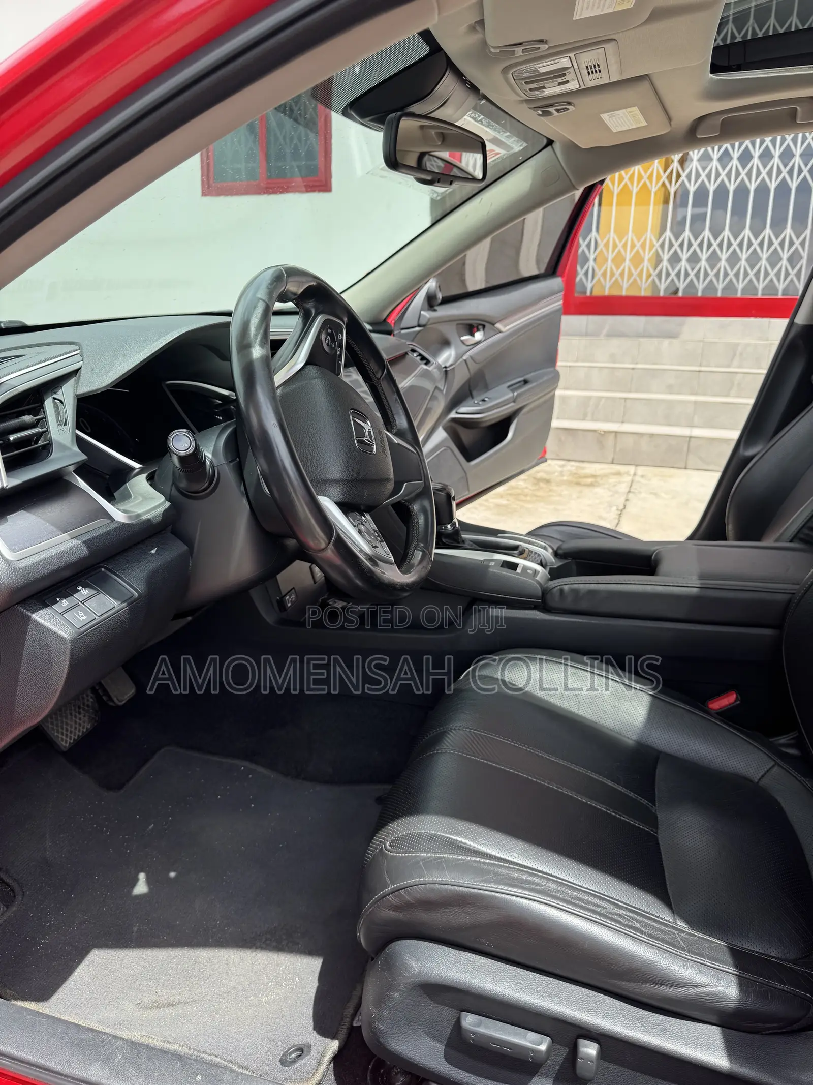 Honda Civic Touring 4dr Sedan (1.5L 4cyl) 2016 Red
