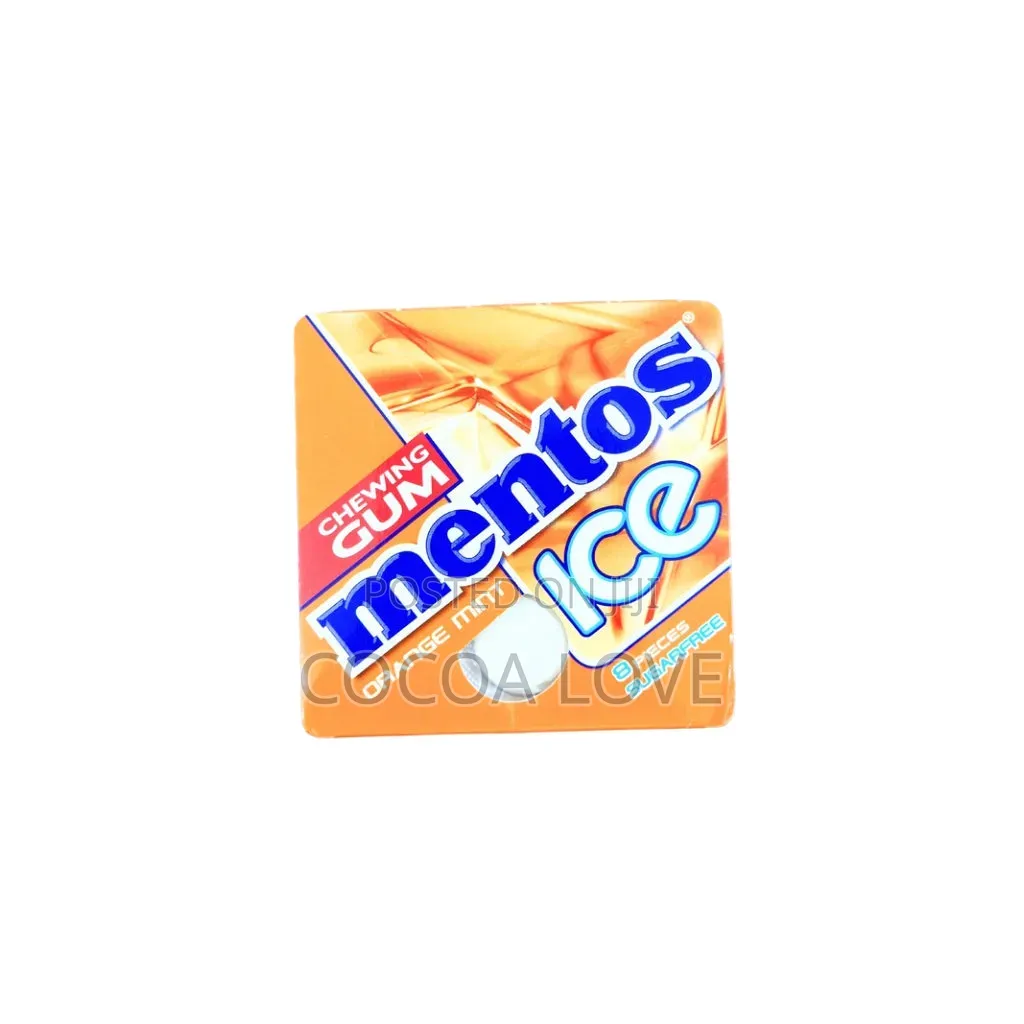 Mentos Ice Chewing Gum Orange Mint