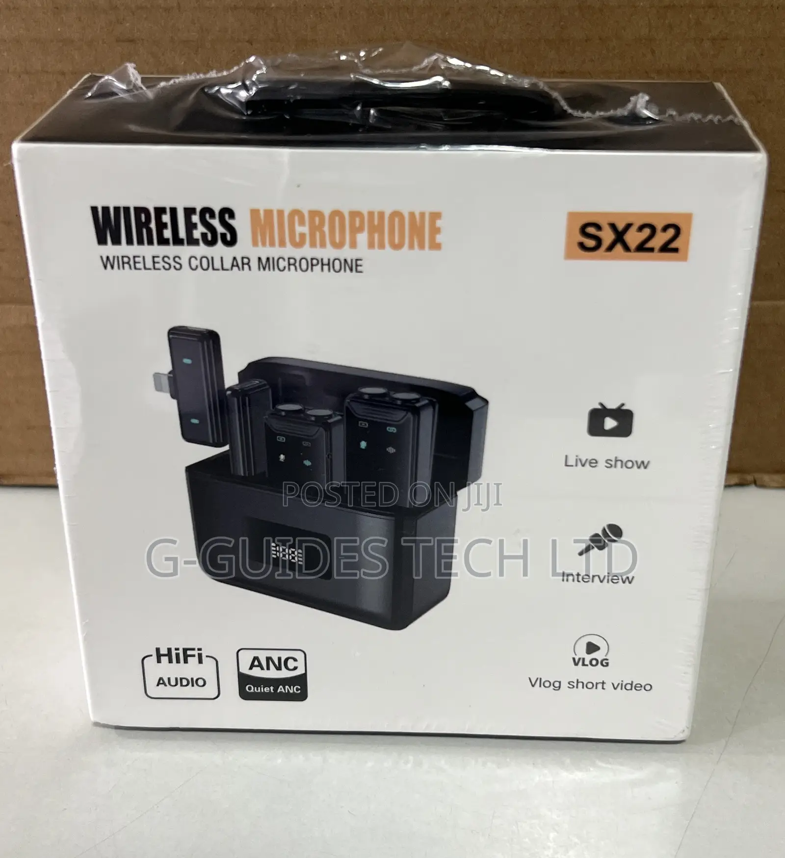 Sx22 Wireless Collar Microphone For iPhone And Types-c
