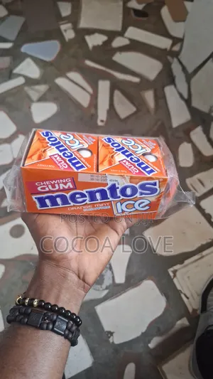 Mentos Ice Chewing Gum Orange Mint