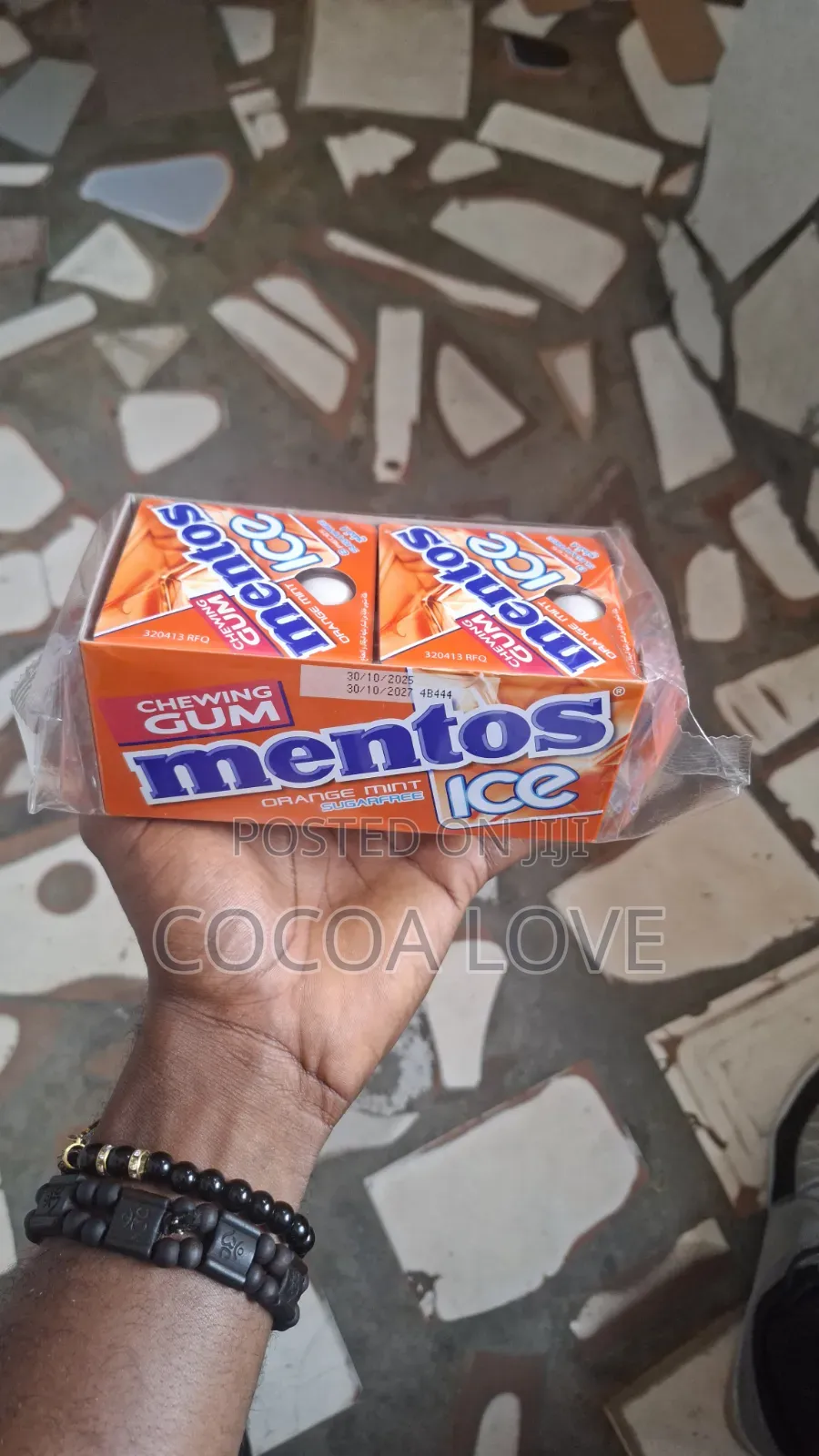 Mentos Ice Chewing Gum Orange Mint