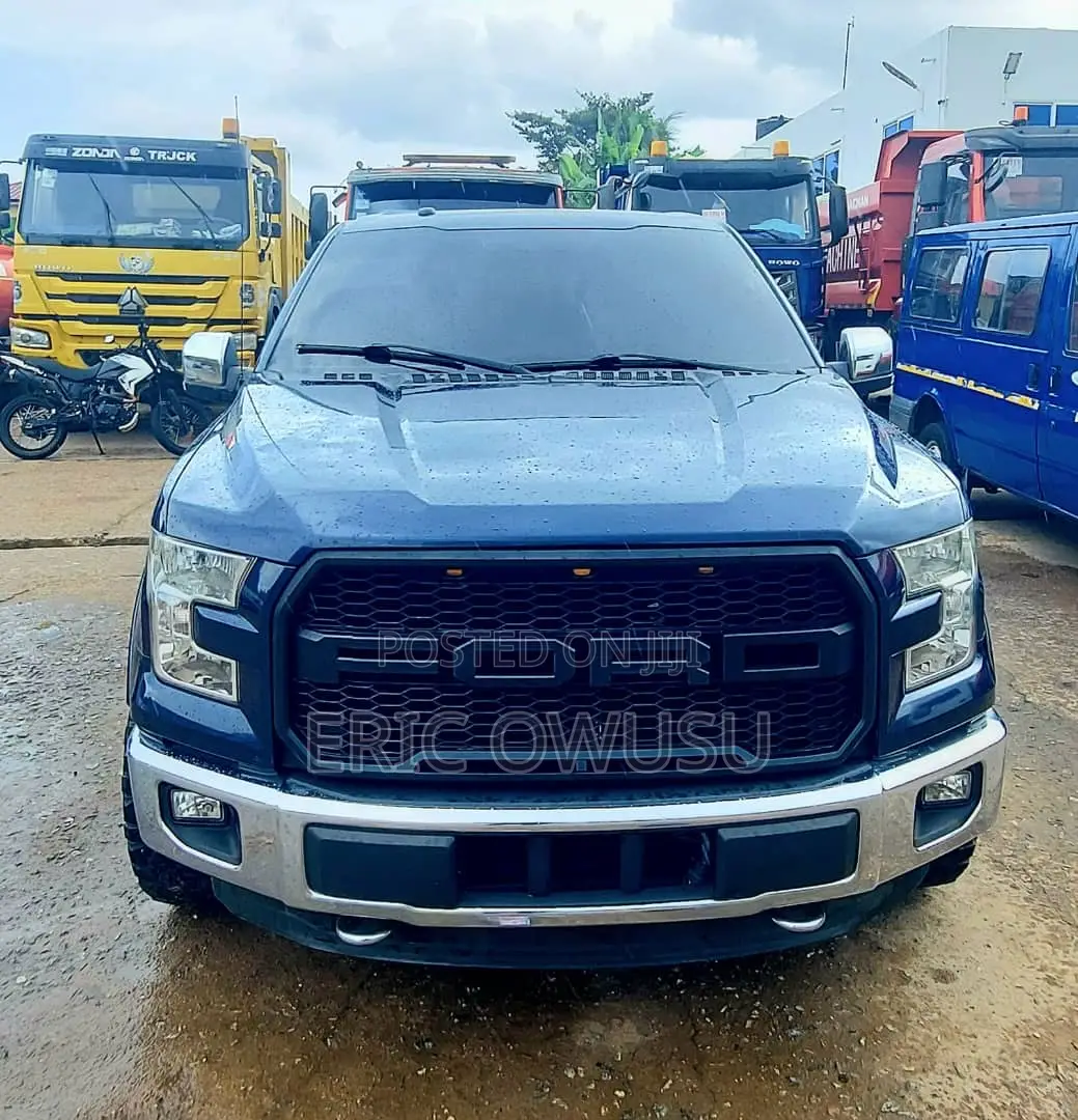 Ford F-150 Lariat 4x4 SuperCab Styleside 8 ft. box 163 in. WB 2016 Blue