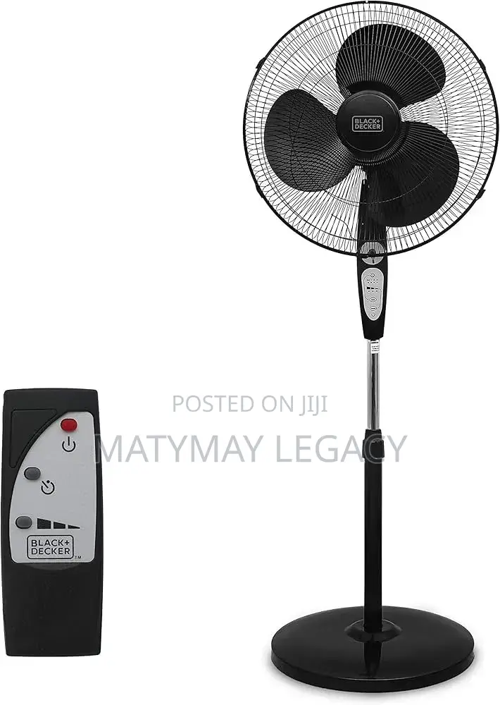 18 Inches Black and Darker Standing Fan