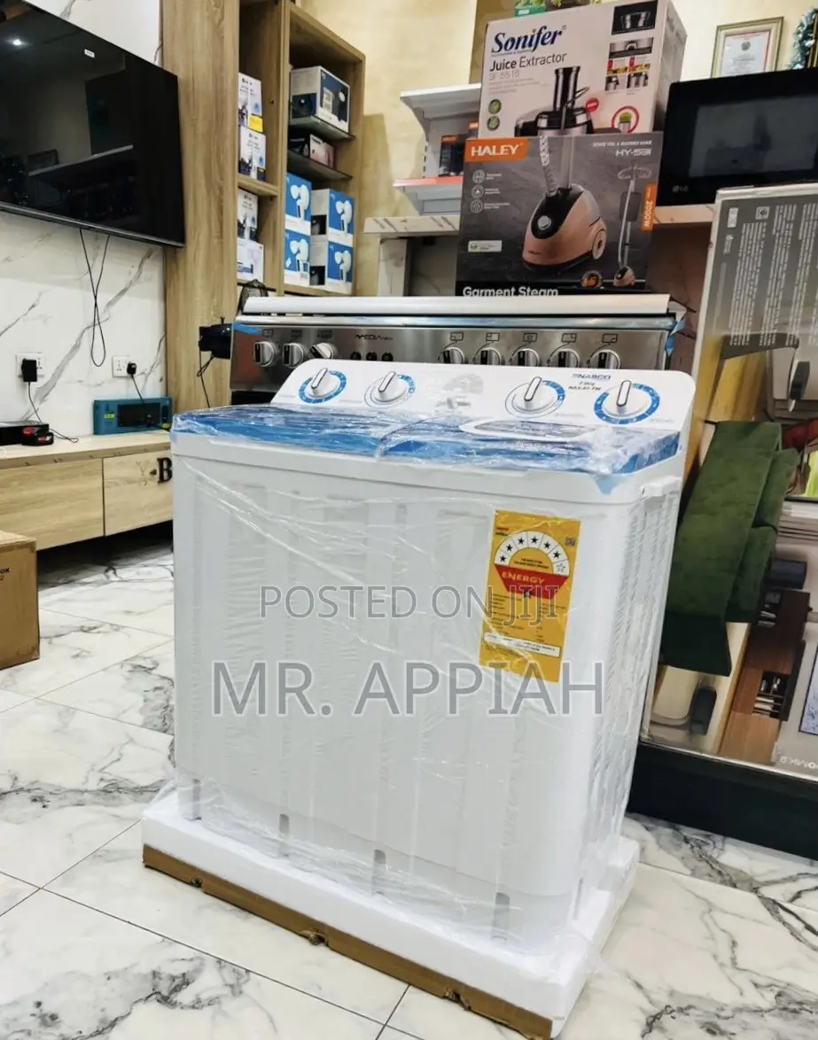 Fart Wash Performance Nasco 7kg Washing Machine(Transparant Lid).