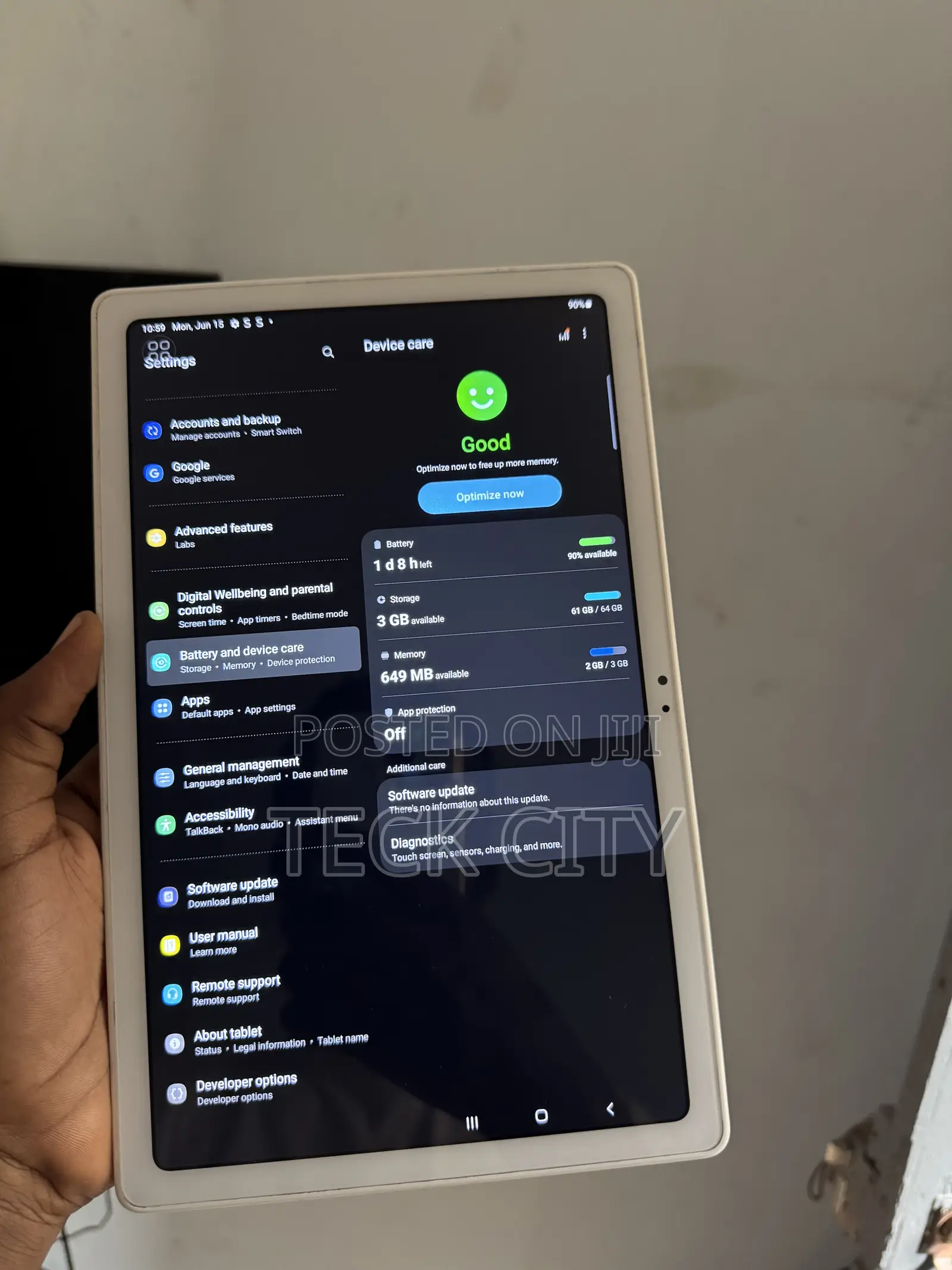 Samsung Galaxy Tab A7 Wi-Fi 64 GB Silver