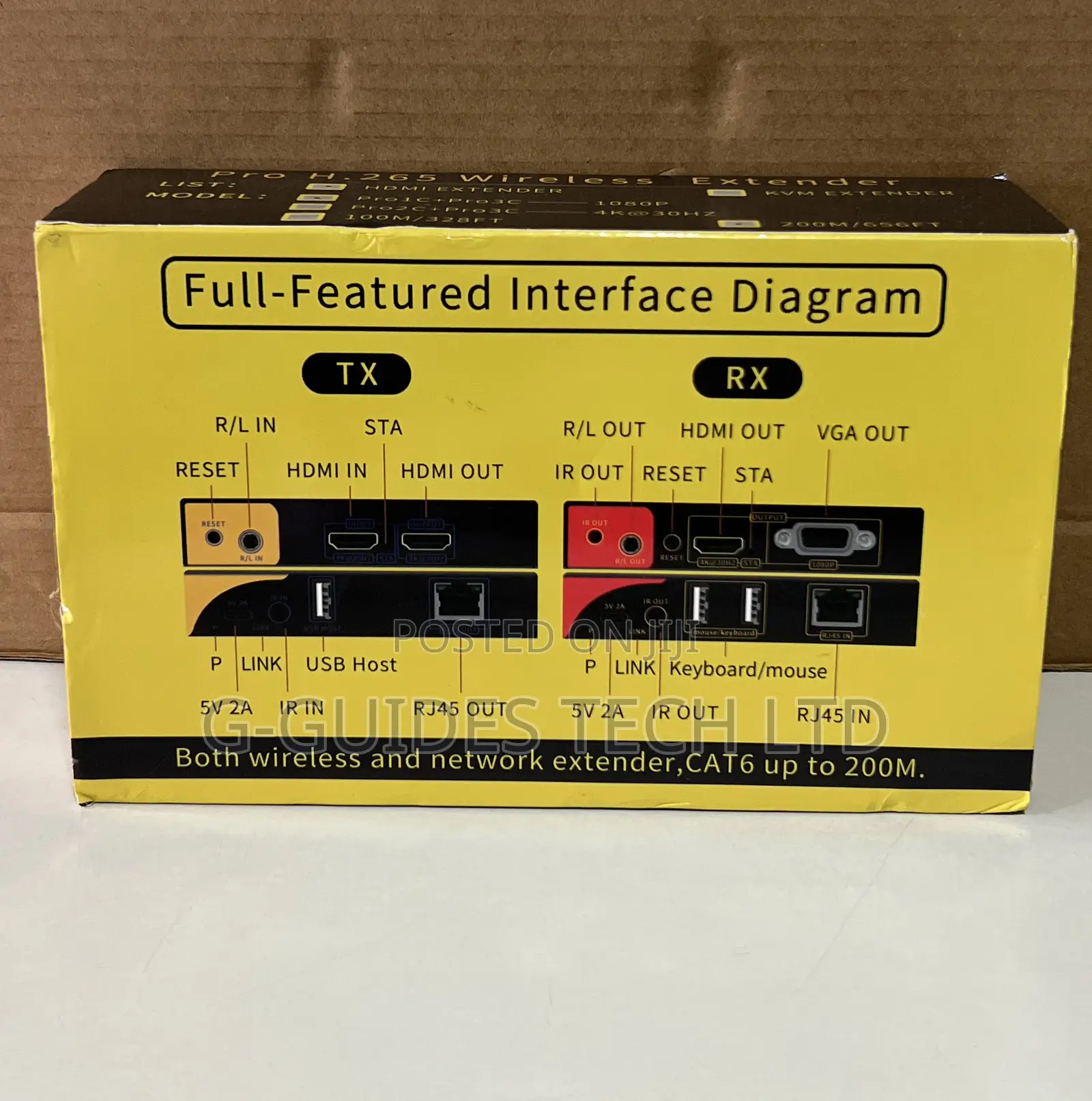Pro H.265 Hdmi Wireless Extender 200m