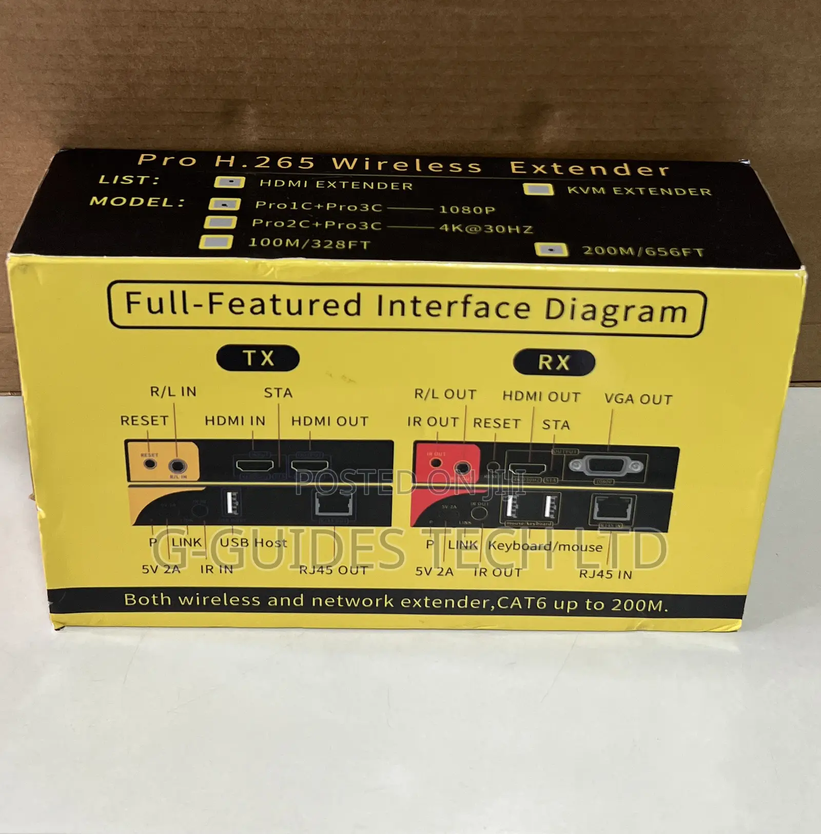 Pro H.265 Hdmi Wireless Extender 200m