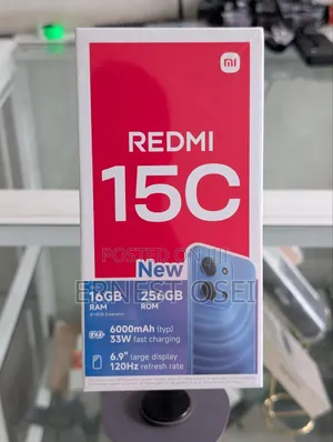 New Xiaomi Redmi 15C 4G 256 GB Red