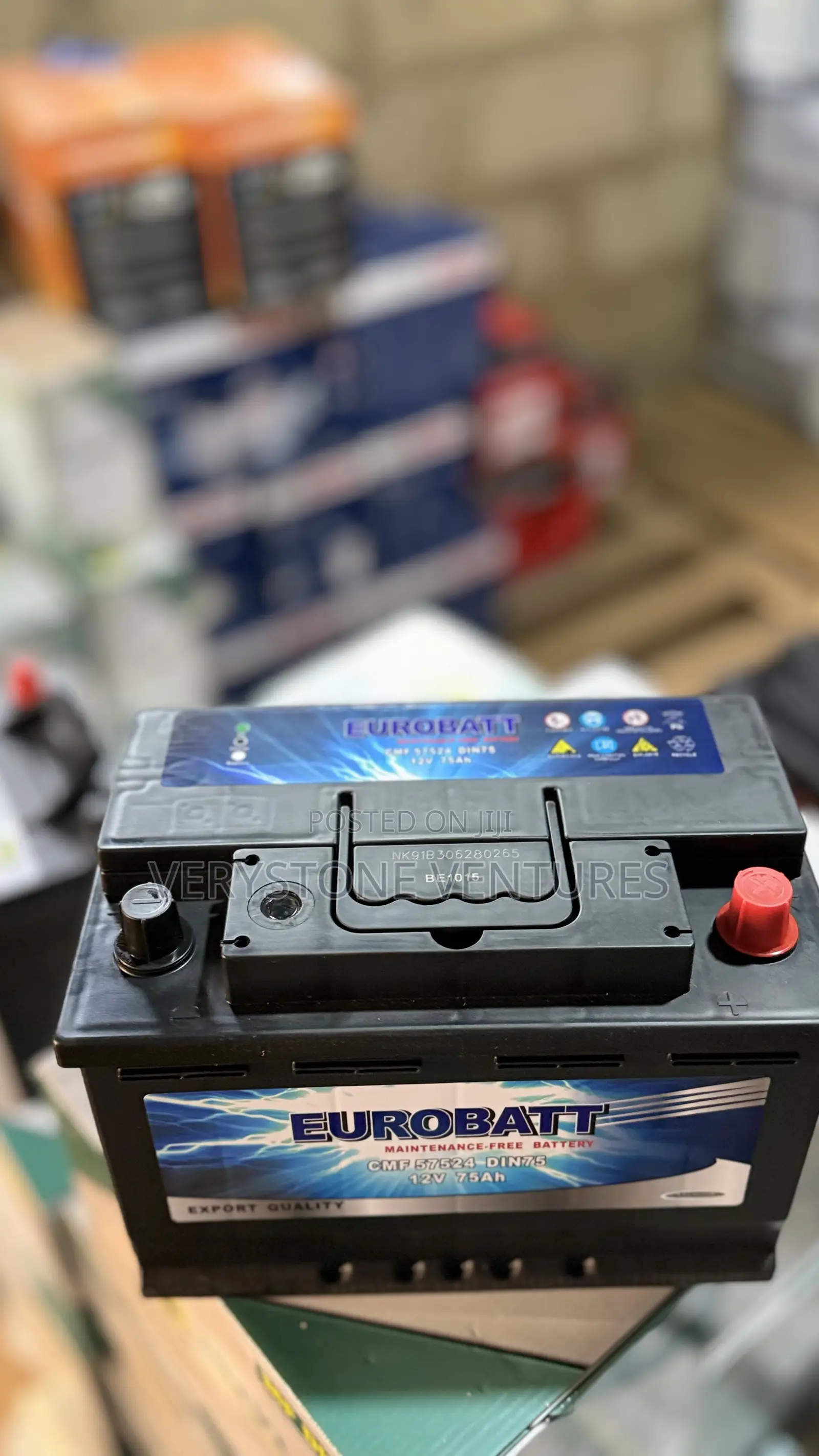 European Car Battery 15 Plate
