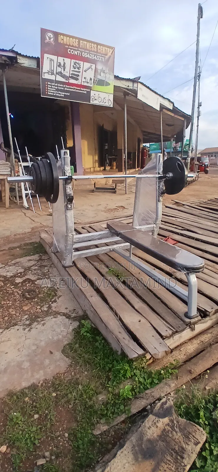 Olympic Standard Bench + 110kg Load