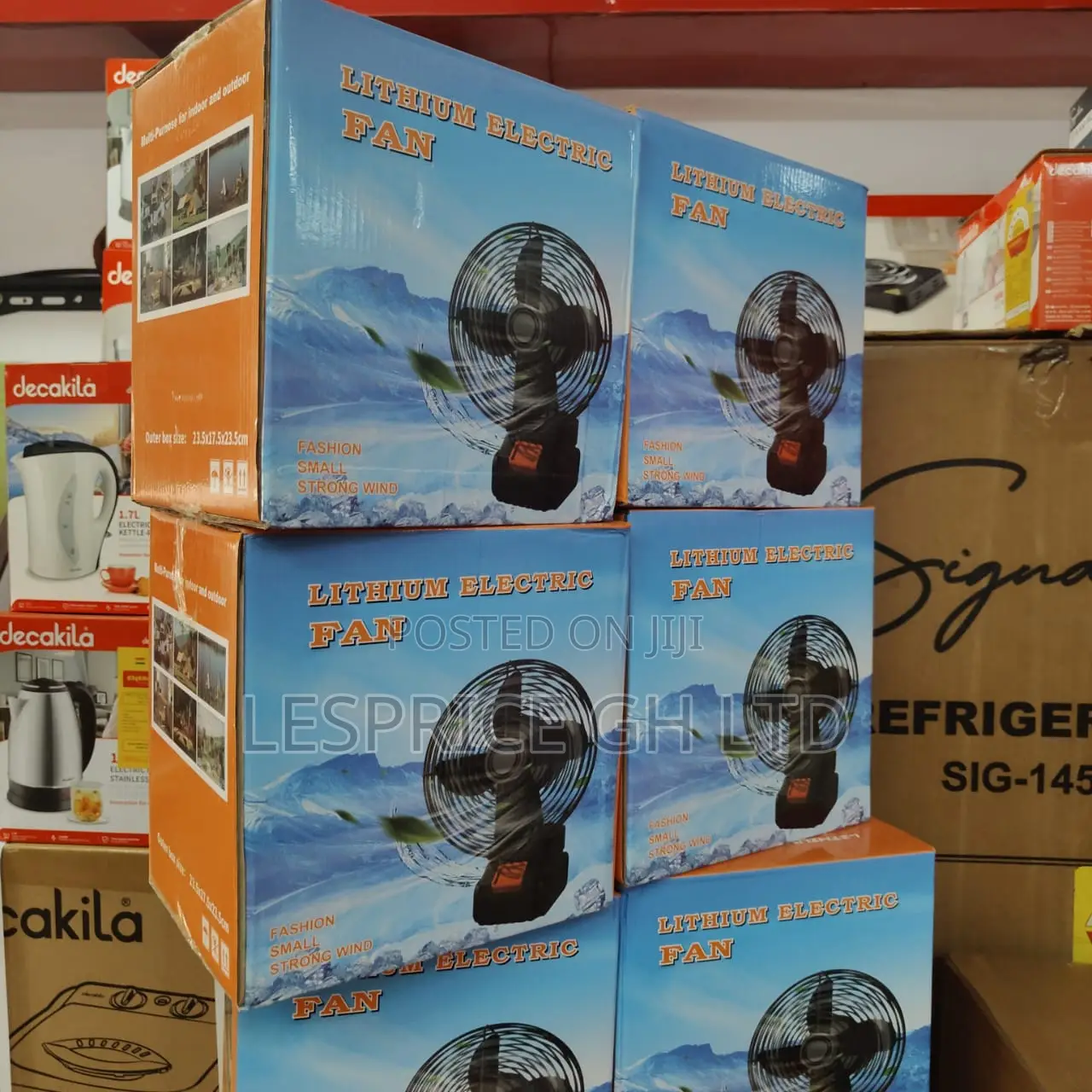 Super Efficient Mini Rechargeable Fan