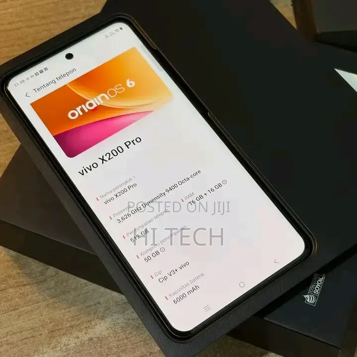 New Vivo X200 Pro 512 GB Black