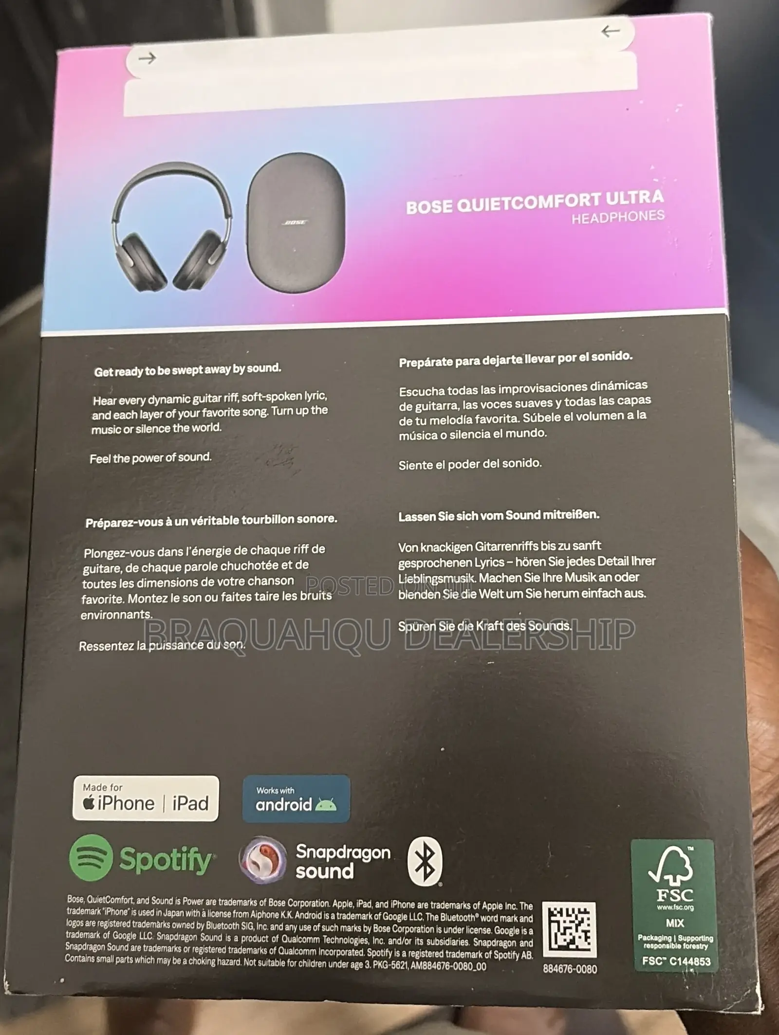 Bose Quietcomfort Ultra Heaphones