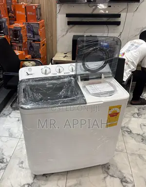 Unique Nasco 11kg Washing Machine With Transparent Lid(White)