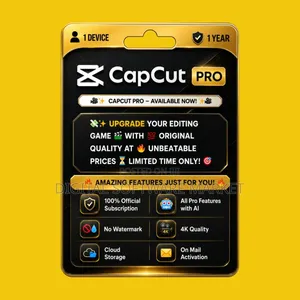 Capcut Pro for 1 Year Subscription