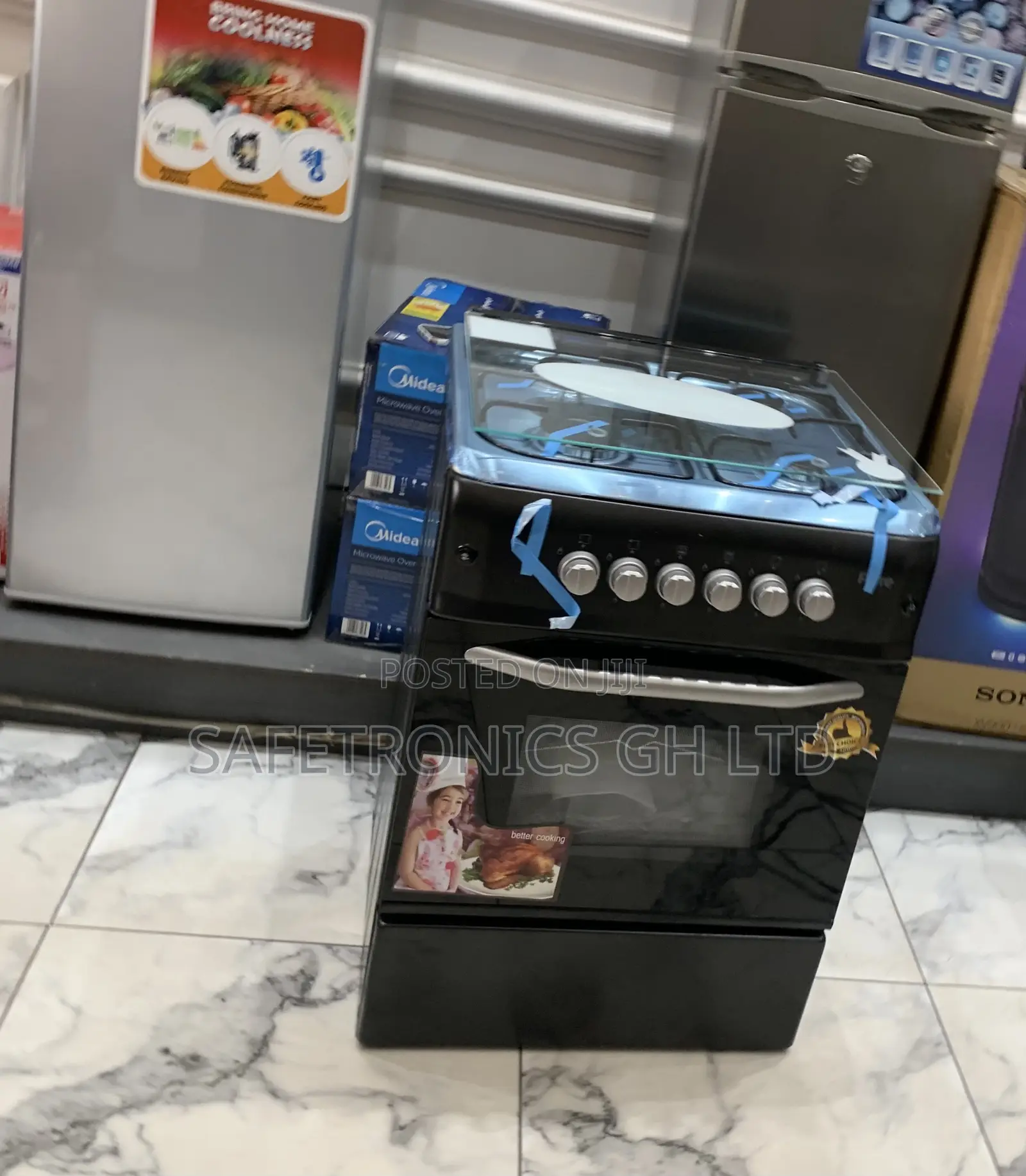 Order Exclusive New 50x60 ( New Line) Ferre 4 Burner Gas Cooker