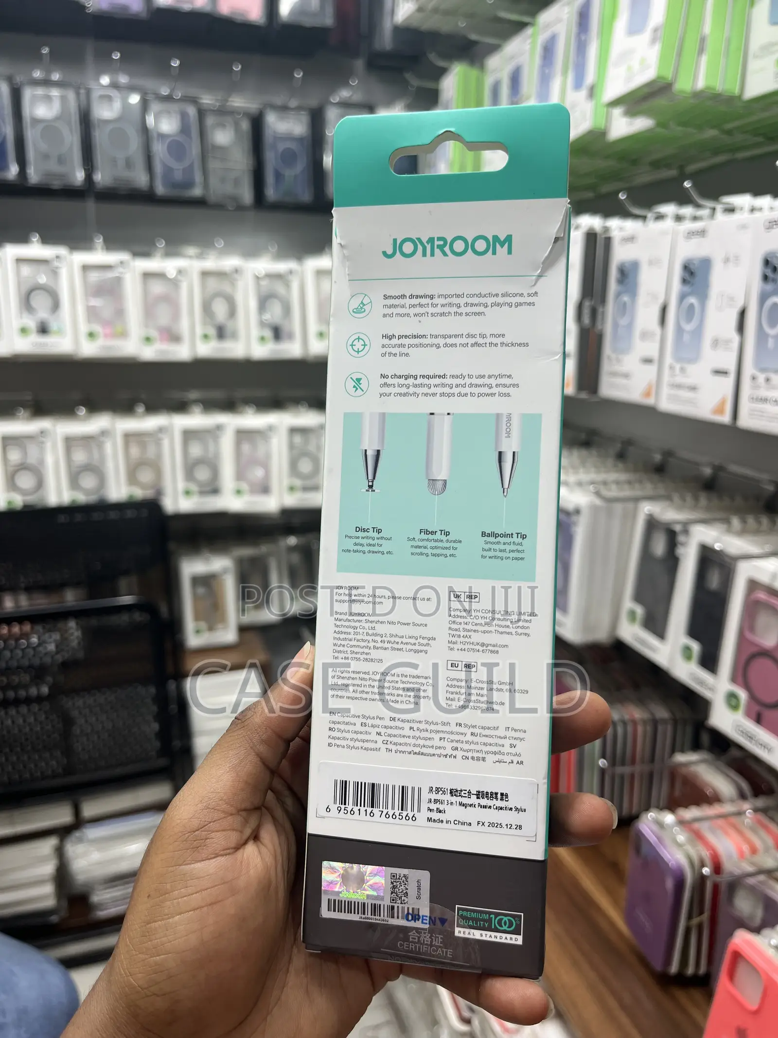 Joyroom 3 in 1 Magnetic Passive Capactive Stylus Pen